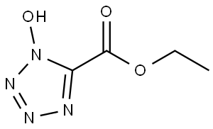 ethyl 1-hydroxy-1H-1,2,3,4-tetrazole-5-carboxylate Structure