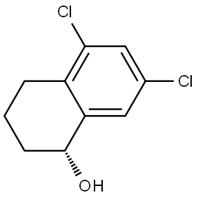 (R)-5,7-dichloro-1,2,3,4-tetrahydronaphthalen-1-ol Structure