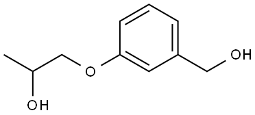 3-(2-Hydroxypropoxy)benzenemethanol Structure