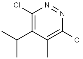 3,6-Dichloro-4-isopropyl-5-methylpyridazine Structure
