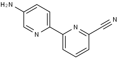 5-Amino-6'-cyano-2,2'-bipyridine Structure