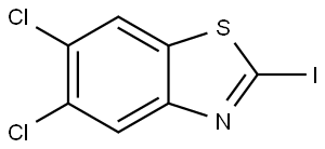 5,6-Dichloro-2-iodobenzothiazole Structure