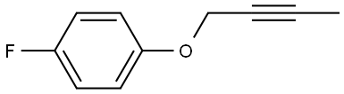 1-(but-2-yn-1-yloxy)-4-fluorobenzene Structure