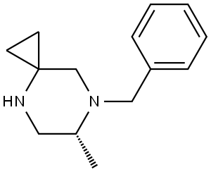 (R)-7-Benzyl-6-methyl-4,7-diazaspiro[2.5]octane Structure