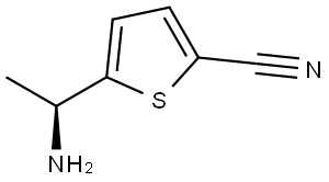 (S)-5-(1-Aminoethyl)thiophene-2-carbonitrile Structure