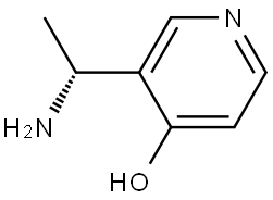 (R)-3-(1-Aminoethyl)pyridin-4-ol Structure