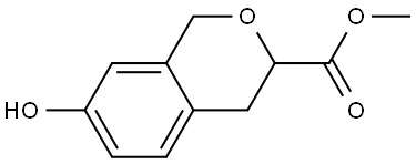 Methyl 7-hydroxyisochromane-3-carboxylate Structure