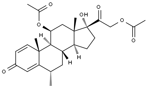 Methylprednisolone acetate impurity 8 Structure
