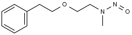 N-methyl-N-(2-phenethoxyethyl)nitrous amide Structure