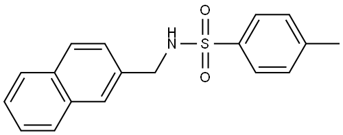 4-methyl-N-(naphthalen-2-ylmethyl)benzenesulfonamide Structure