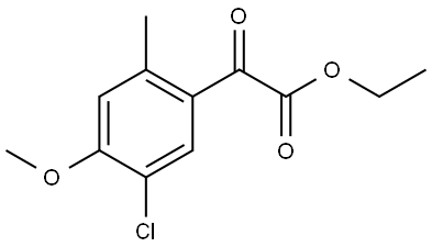 ETHYL-2,5-DIMETHYLBENZOYLFORMATE Structure