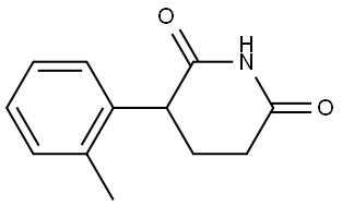 3-(o-tolyl)piperidine-2,6-dione Structure