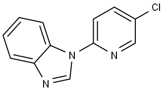 1-(5-Chloro-2-pyridinyl)-1H-benzimidazole Structure