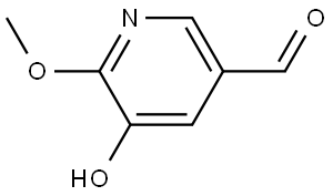 5-Hydroxy-6-methoxynicotinaldehyde Structure