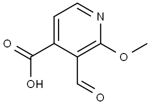 3-Formyl-2-methoxyisonicotinic acid Structure