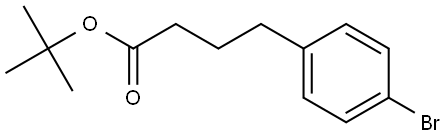 tert-butyl 4-(4-bromophenyl)butanoate Structure