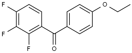 Methanone, (4-ethoxyphenyl)(2,3,4-trifluorophenyl)- Structure
