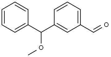 3-(Methoxyphenylmethyl)benzaldehyde Structure