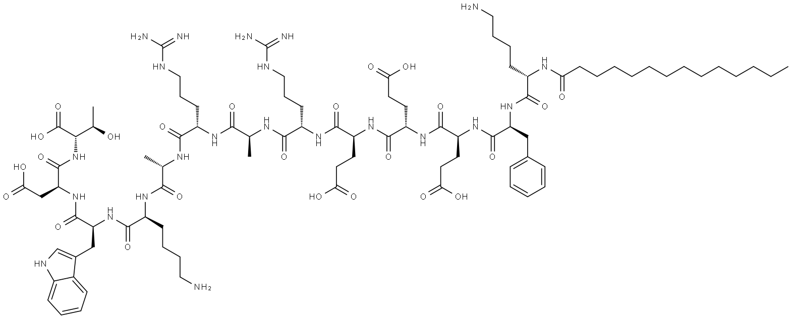 Integrin signaling inhibitor, mP13 Structure