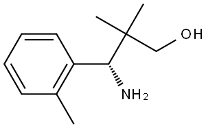 (3R)-3-AMINO-2,2-DIMETHYL-3-(2-METHYLPHENYL)PROPAN-1-OL Structure