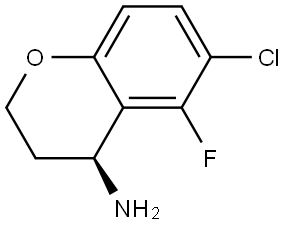 (S)-6-Chloro-5-fluorochroman-4-amine Structure