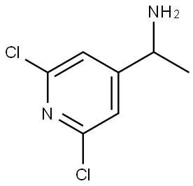 1-(2,6-DICHLOROPYRIDIN-4-YL)ETHAN-1-AMINE Structure