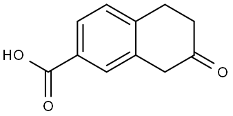 7-Oxo-5,6,7,8-tetrahydronaphthalene-2-carboxylic acid Structure