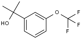 α,α-Dimethyl-3-(trifluoromethoxy)benzenemethanol Structure