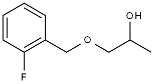 1-[(2-Fluorophenyl)methoxy]-2-propanol Structure