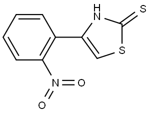 2(3H)-Thiazolethione, 4-(2-nitrophenyl)- Structure