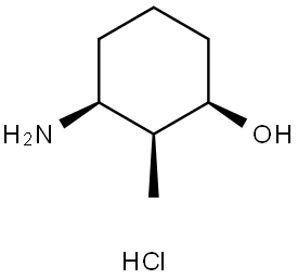 rel-(1R,2S,3S)-3-Amino-2-methylcyclohexanol (hydrochloride) Structure