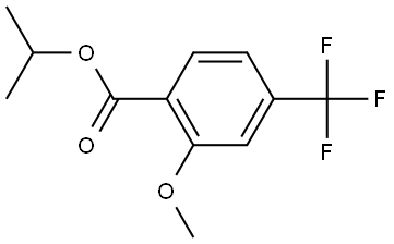 1-Methylethyl 2-methoxy-4-(trifluoromethyl)benzoate Structure
