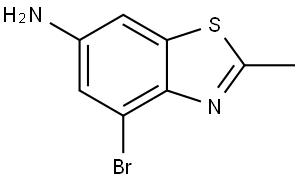 4-Bromo-2-methylbenzo[d]thiazol-6-amine Structure