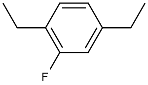 1,4-Diethyl-2-fluorobenzene Structure