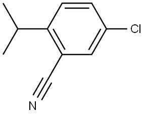 5-Chloro-2-isopropylbenzonitrile Structure