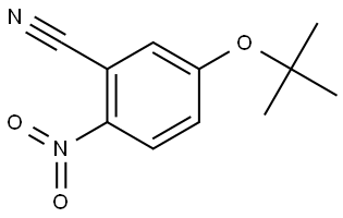 5-(tert-butoxy)-2-nitrobenzonitrile Structure