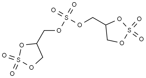 1,3,2-Dioxathiolane-4-methanol, 4,4'-sulfate, 2,2,2',2'-tetraoxide Structure