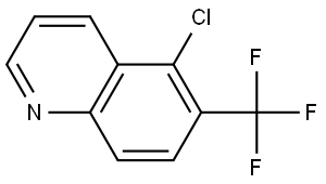 5-chloro-6-(trifluoromethyl)quinoline Structure