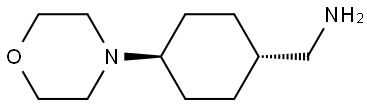 trans-4-Morpholinocyclohexyl)methanamine Structure