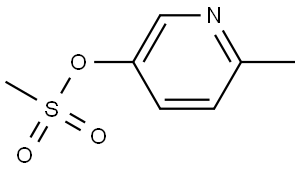 3-Pyridinol, 6-methyl-, 3-methanesulfonate Structure