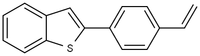 Benzo[b]thiophene, 2-(4-ethenylphenyl)- Structure