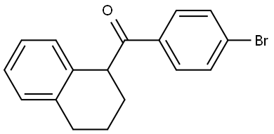 (4-Bromophenyl)(1,2,3,4-tetrahydro-1-naphthalenyl)methanone Structure