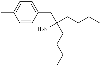 α,α-Dibutyl-4-methylbenzeneethanamine Structure