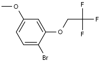 1-Bromo-4-methoxy-2-(2,2,2-trifluoroethoxy)benzene Structure