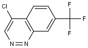 Cinnoline, 4-chloro-7-(trifluoromethyl)- Structure
