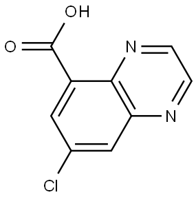 7-Chloroquinoxaline-5-carboxylic acid Structure