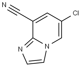 6-Chloroimidazo[1,2-a]pyridine-8-carbonitrile Structure