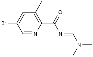 2-Pyridinecarboxamide, 5-bromo-N-[(dimethylamino)methylene]-3-methyl-, [N(E)]-