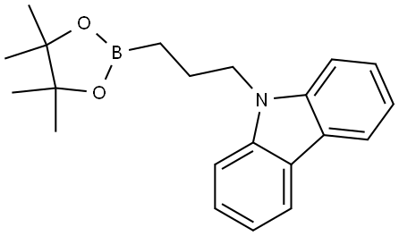 9-[3-(4,4,5,5-Tetramethyl-1,3,2-dioxaborolan-2-yl)propyl]-9H-carbazole Structure