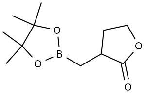 3-((4,4,5,5-Tetramethyl-1,3,2-dioxaborolan-2-yl)methyl)dihydrofuran-2(3H)-one Structure
